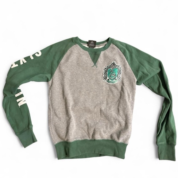 Universal Other - Universal Green and Gray Crewneck Sweater